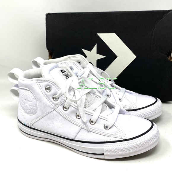 Converse AdVulc Ctas CS Mid White Women’s Sneakers - Picture 5 of 9